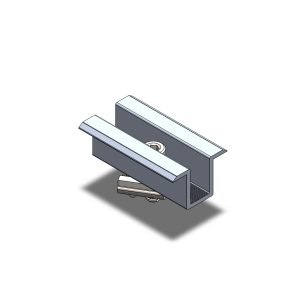 Aluminium Middle Clamp -  Roof/Ground Mount Set
